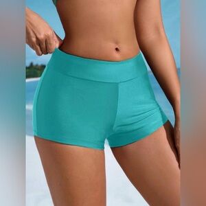 Women's Teal Swim Shorts